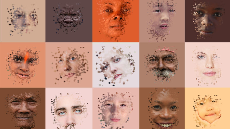 I colori della pelle. Un campionario infinito.